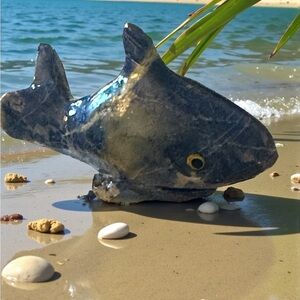 Lapis Lazuli Crystal Shark